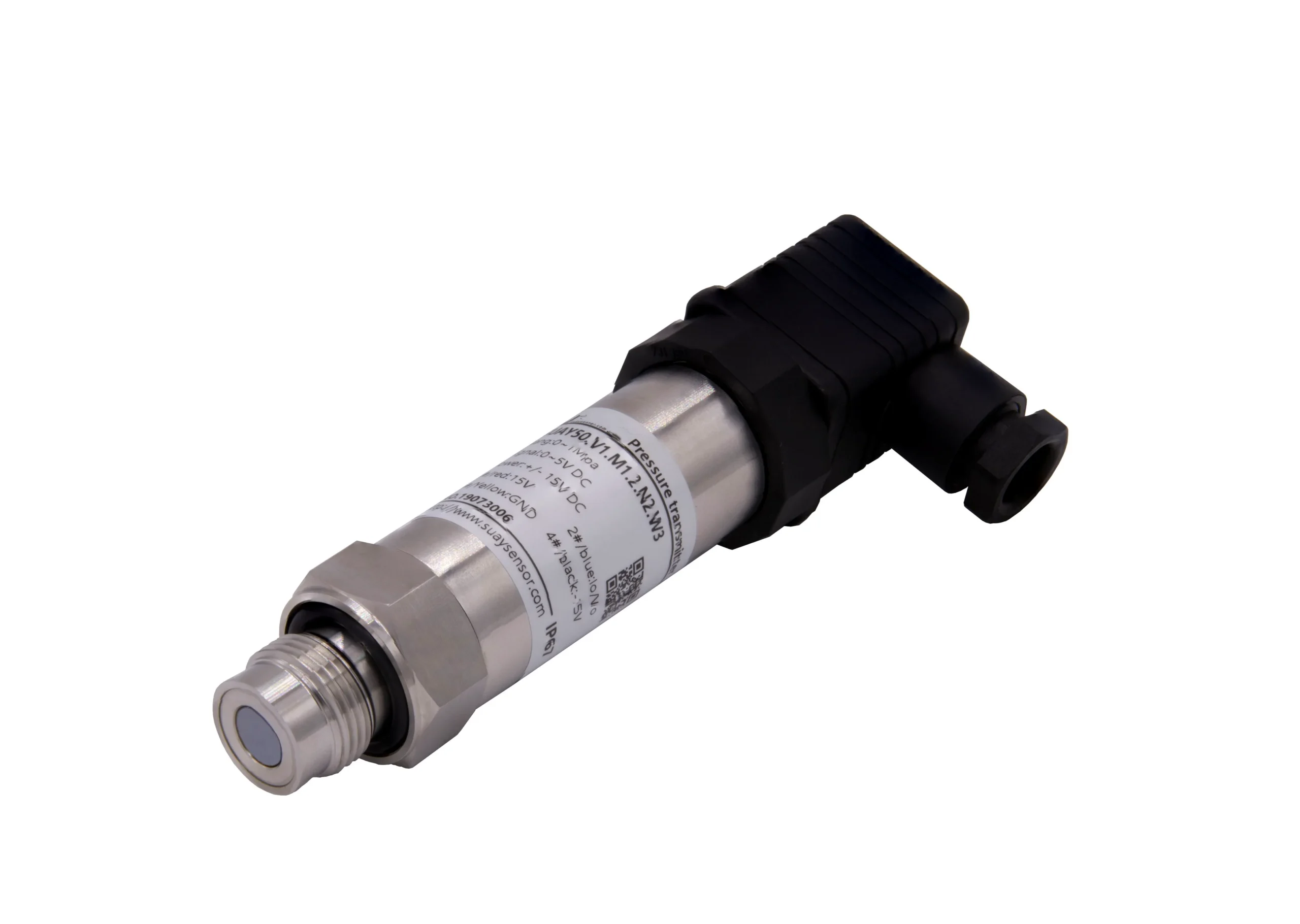 High-frequency dynamic pressure sensor with stainless-steel pressure connection for fast transient measurement