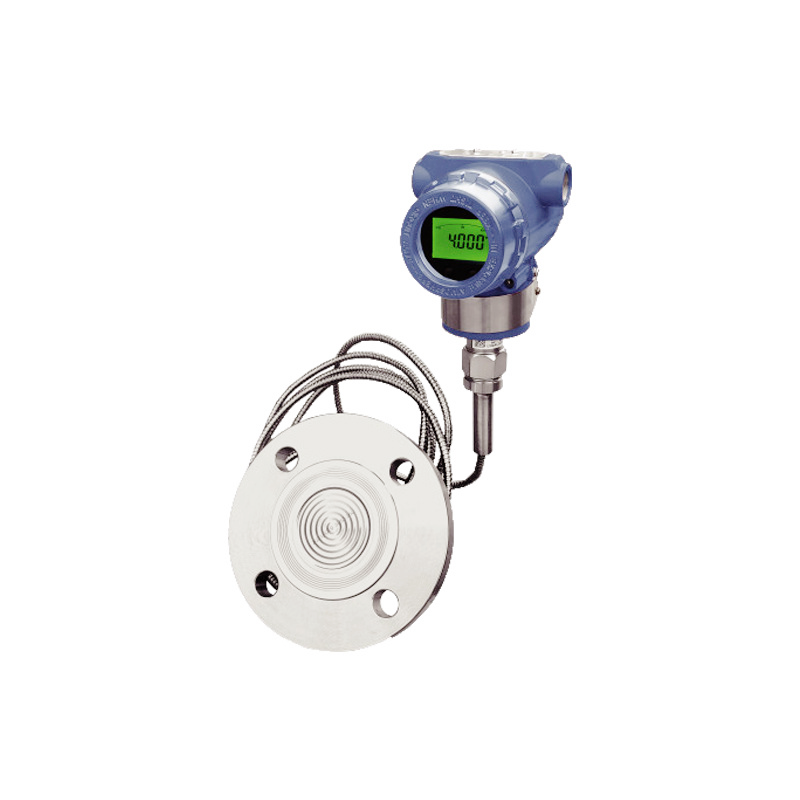 Remote diaphragm seal pressure transmitter