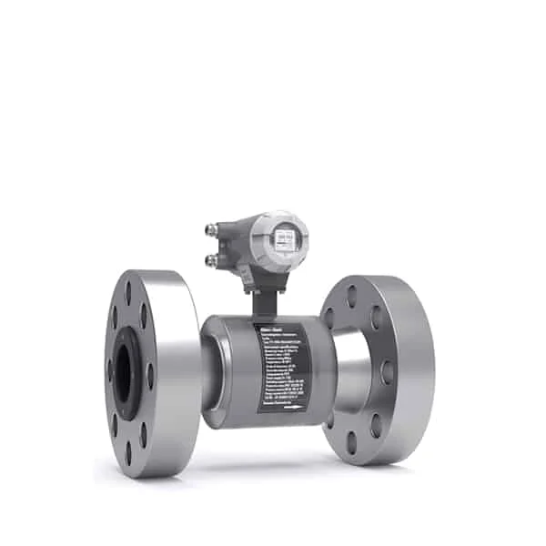 High-pressure magnetic flow meter for water injection