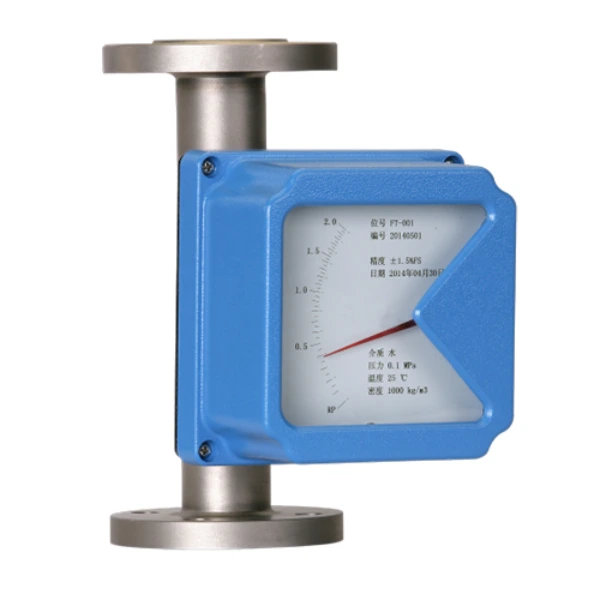 Metal tube rotameter