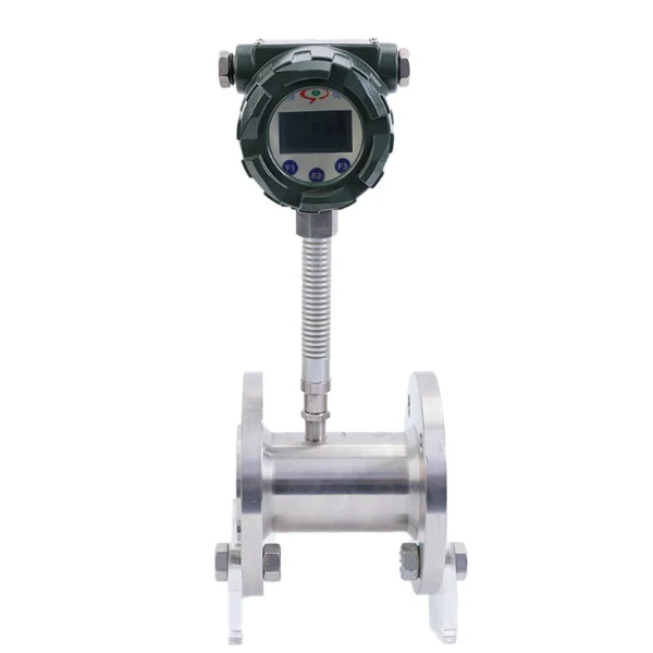 Cryogenic turbine flow meter for liquid nitrogen, LWGY ultra-low-temperature variant