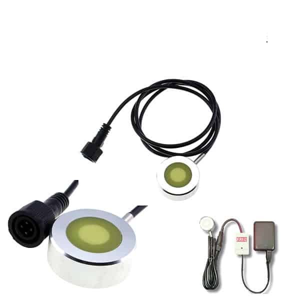 Ultrasonic oil level sensor for truck fuel tank, external paste-mounted